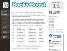 Tablet Screenshot of bookieboost.com